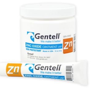 Gentell Zinc Oxide Ointment, 1 oz tube, box of 12