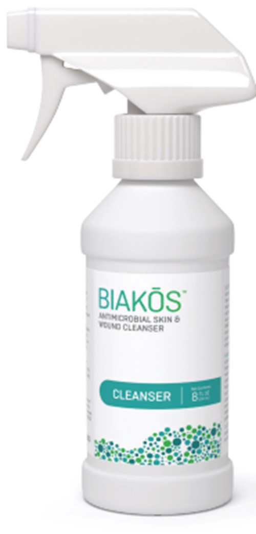 BIAKŌS™ Antimicrobial Skin & Wound Cleanser (Spray Bottle), 8oz