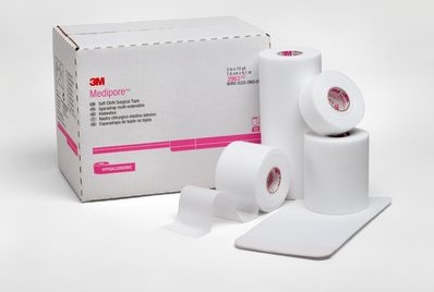 3M™ Medipore™ Soft Cloth Surgical Tape, single-patient use roll, 6