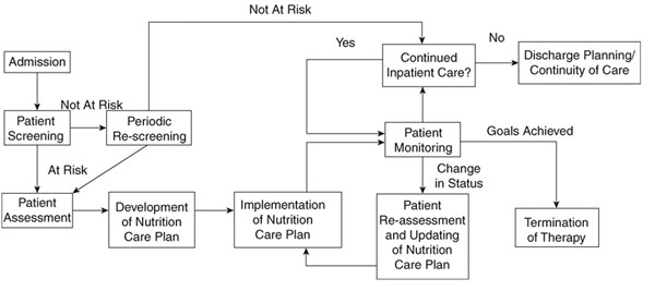 Nutrition screening and care algorithm