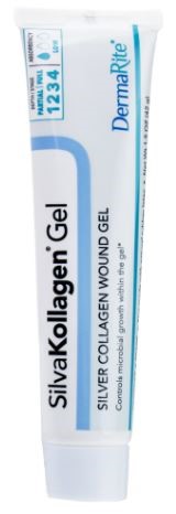 SilvaKollagen Gel Silver Collagen Wound Gel, 1.5 oz Tube, case of 6