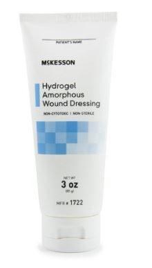 McKesson Hydrogel Amorphous Wound Dressing, 3 oz. NonSterile, case of 12