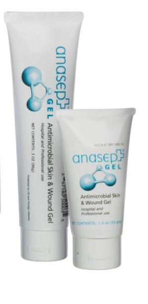 Anasept® Antimicrobial Skin & Wound Gel, 3 oz. Tube, case of 12