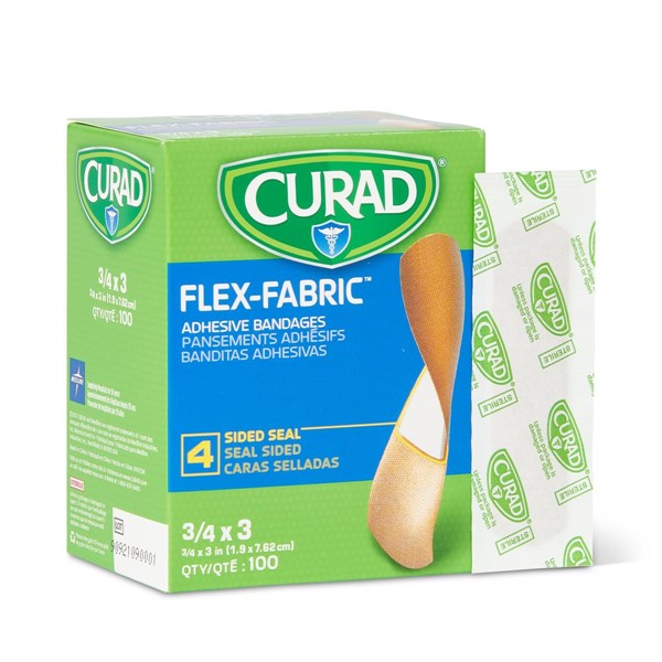 CURAD Fabric Adhesive Bandage, 3/4