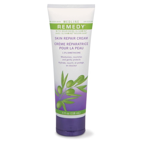 Remedy Olivamine Skin Repair Cream, Unscented, 4 oz., case of 12