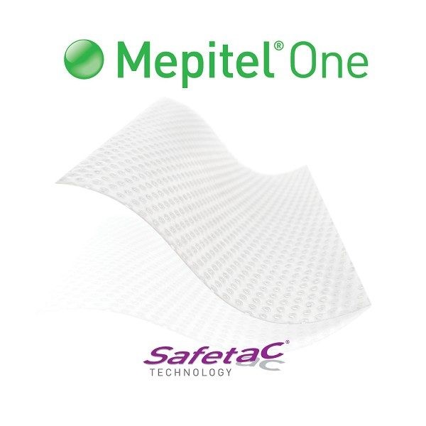 Mepitel One - The one-sided Wound Contact Layer , 2˝ x 3˝ (5 x 7.5 cm), (Pack of 70)