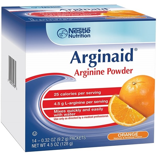 ARGINAID® Drink Mix Orange Packets, 4 x 14 x 0.32oz
