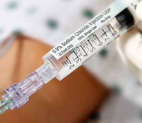 Pre-filled Flush Syringe, 10 mL (in 10 mL syringe), case of 1200
