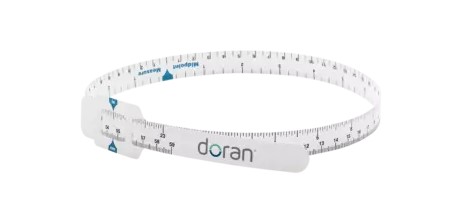 Doran Head Circumference Measuring Tape, 23 Inch, Teflon, Reusable, English / Metric, box of 15