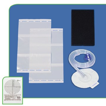 DeRoyal NPWT Dome Kits Black Medium Thin Foam Kit w/SD