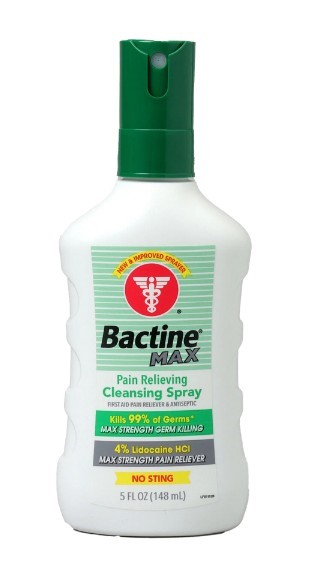 Bactine MAX Cleansing Spray Topical Liquid 5 oz. Spray Bottle, each