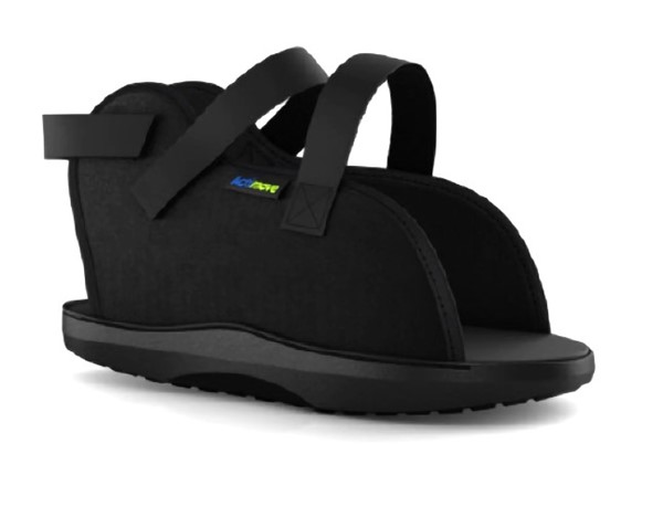 Actimove Cast Shoe Rocker Sole, Unisex Adult, Black, Large