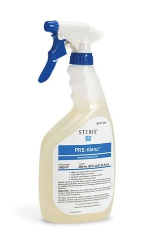Pre-Klenz Instrument Transport Gel, 22oz bottle with manual trigger, case of 12