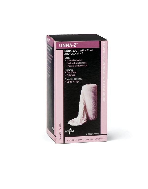 Unna-Z Bandage W / Zinc&Calamine, 3X10Yd, 12/CS