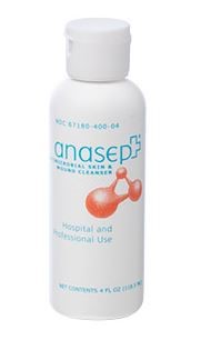 Anasept® Antimicrobial Skin & Wound Cleanser, (Dispensing Cap), 4 oz