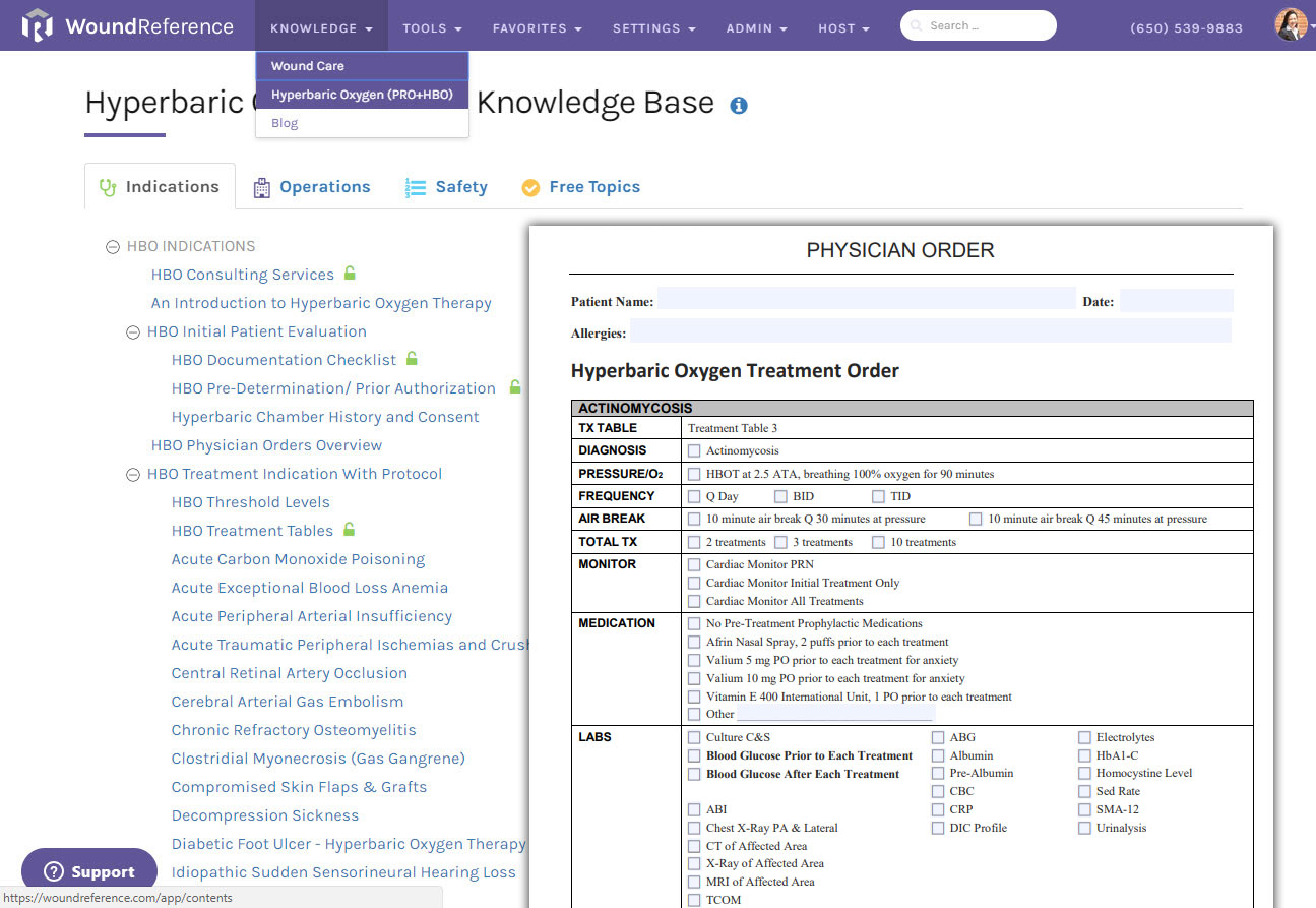 HBOT Knowledge Base